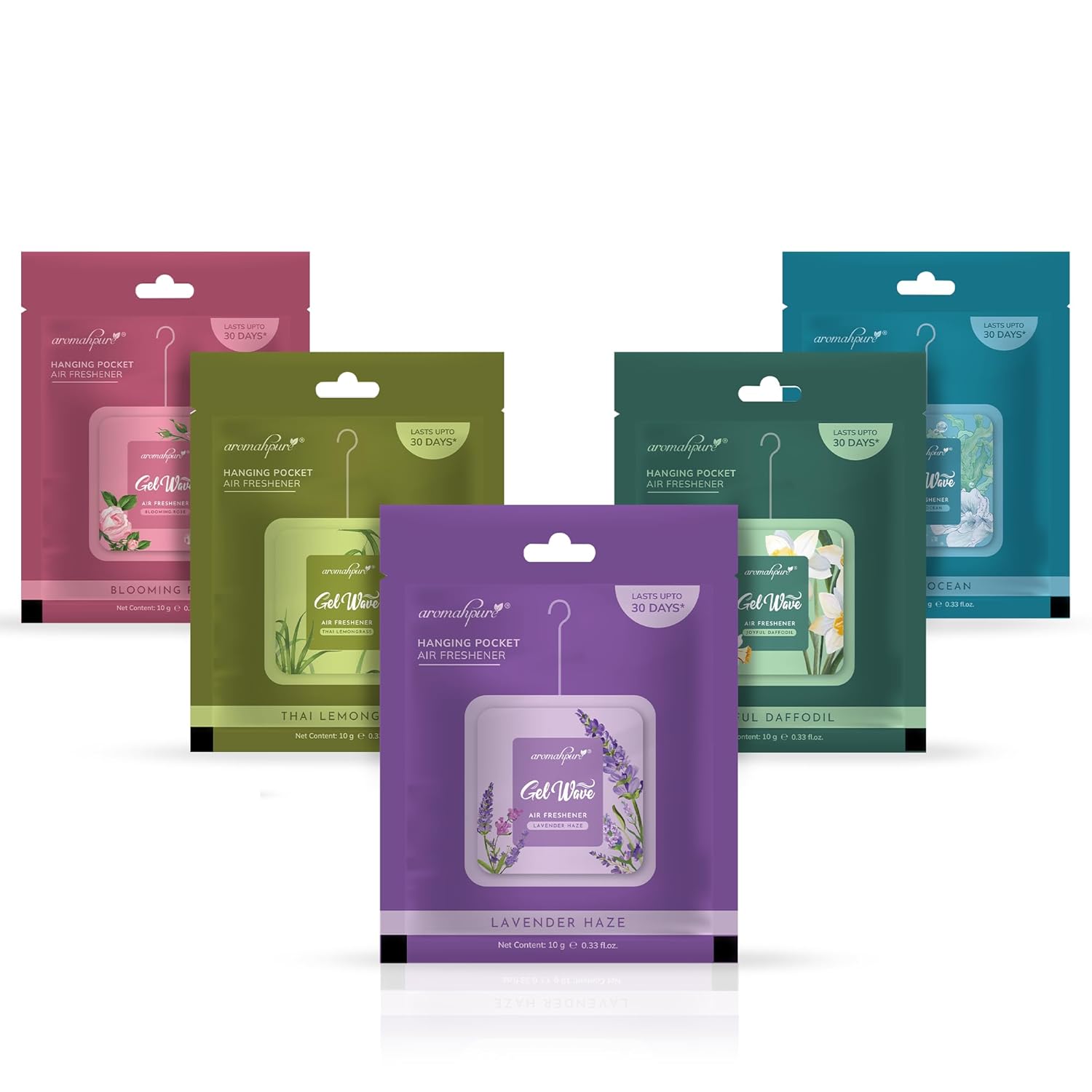 Gel wave pack of 5 fragrances