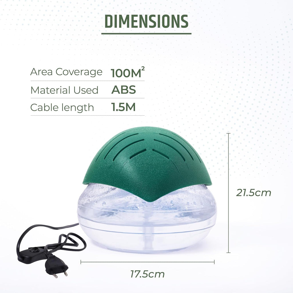 Air Revitalizer - Filters and humidifies air | Green