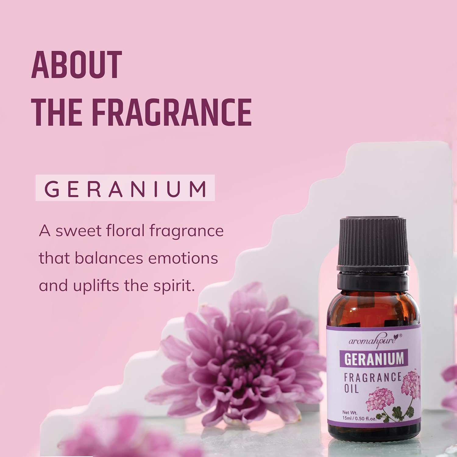 About the Geranium Aroma Fragrance Oil