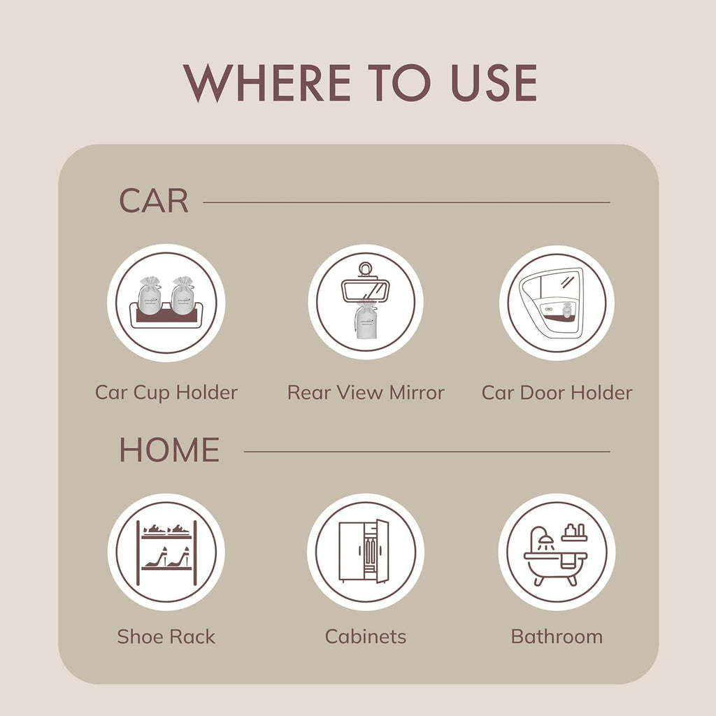 Where to use hanging air fresheners