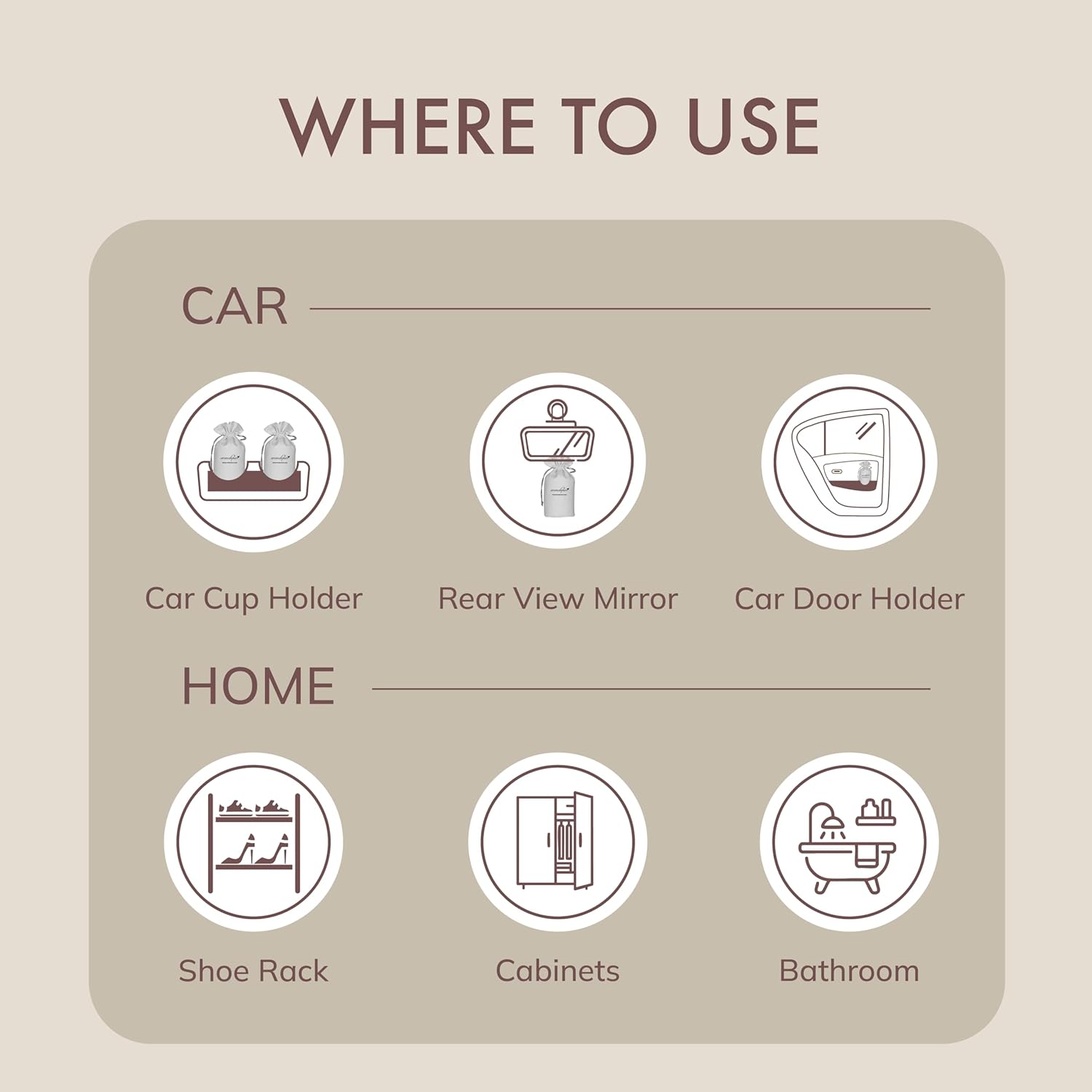 Where to use hanging air fresheners