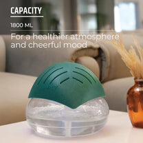 Aromahpure Air Revitalizer |1800ml| Green | Air Humidifier With Built-in Blue LED Light & Wide Coverage area improves air quality, Room moisture, neutralize perfect for home & Office