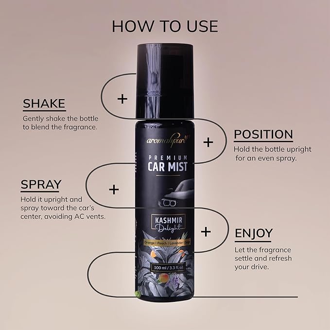 How to use premium car mist spray