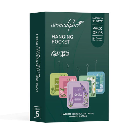 Hanging Pocket Gel wave pack of 5 fragrances