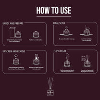 Aromahpure Premium Reed Diffuser | Mahogany | 60 ML with 4 Fiber Reed Sticks Long Lasting Upto 35 Days | Room Freshener for Bedroom, Washroom, Office | Toxin Free, Aromatherapy, Stress Relief