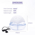 Air Revitalizer - Filters and humidifies air | White