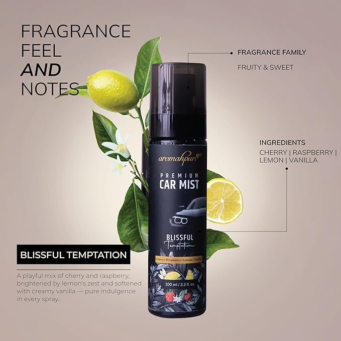 Aromahpure Car Mist Blissful Temptation Fragrance Notes