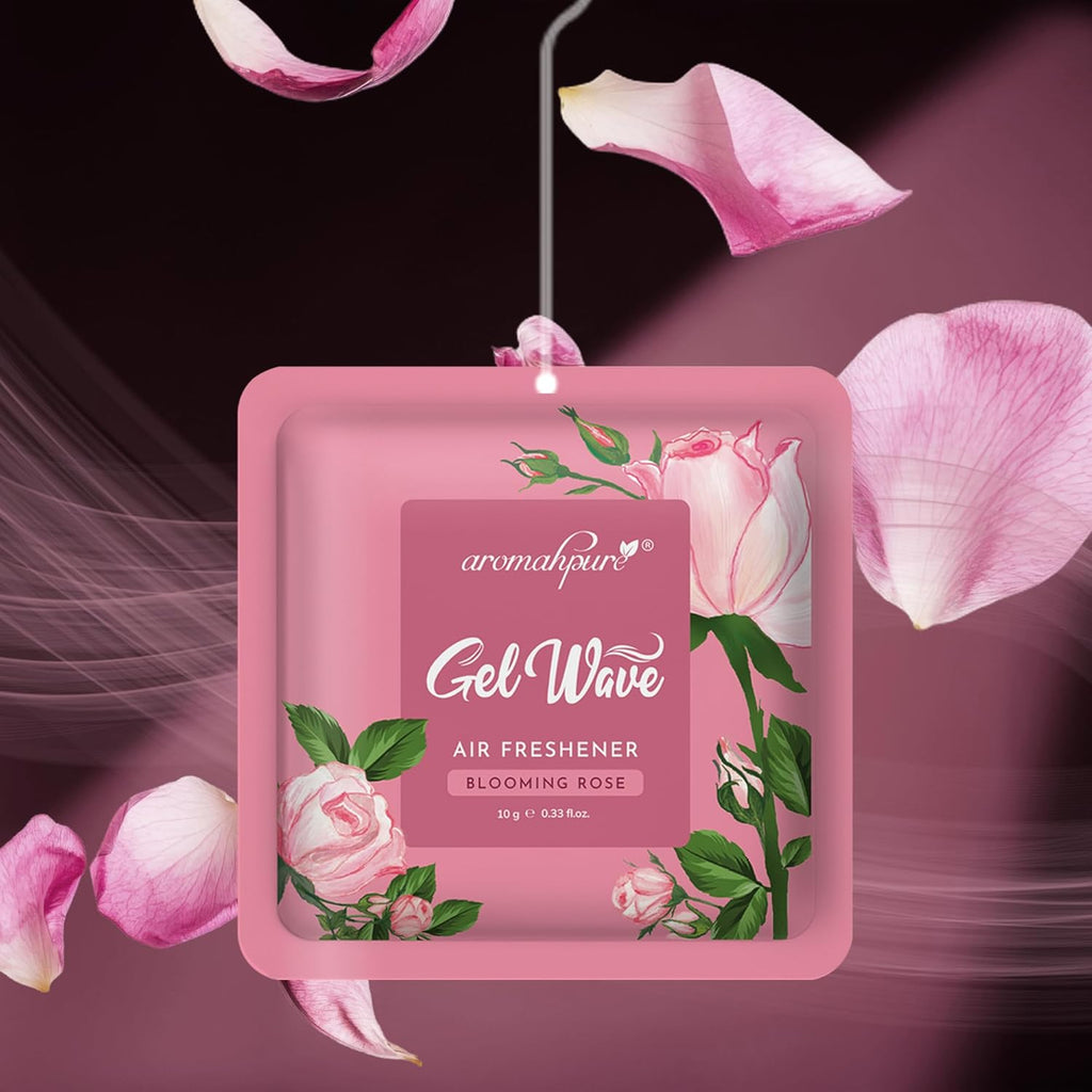 Gel Wave Hanging Air Freshener - Rose fragrance