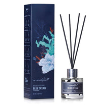 Aromahpure Premium Reed Diffuser | Aqua | 60 ML with 4 Fiber Reed Sticks Long Lasting Upto 35 Days | Room Freshener for Bedroom, Washroom, Office | Toxin Free, Aromatherapy, Stress Relief