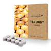 Aromahpure Unscented Tealight Soy Wax Candles (10 g) Pack of 50, 100