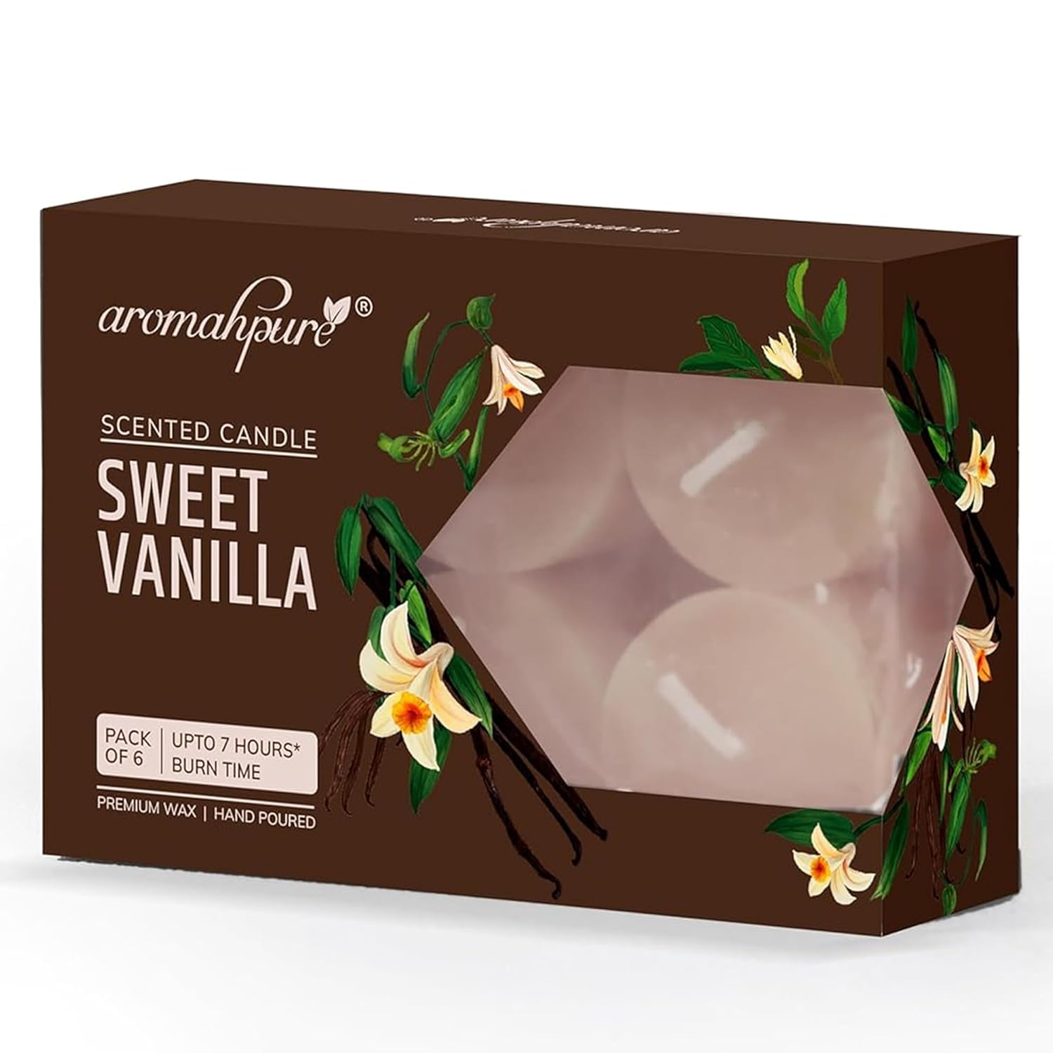 Vanilla Scented Votive Candles with Box