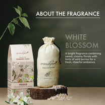 Premium fragrance flakes with white blossom fragrance