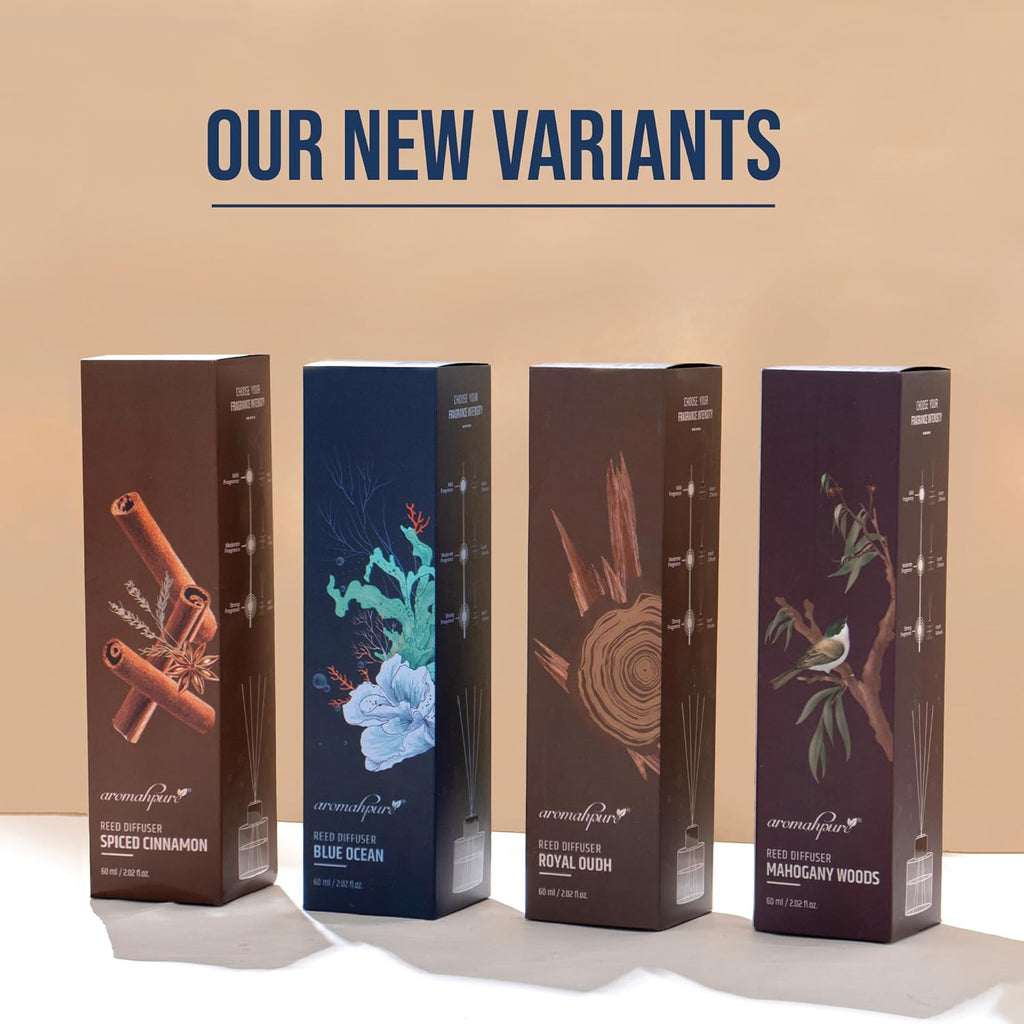 Aromahpure Reed diffuser new variants