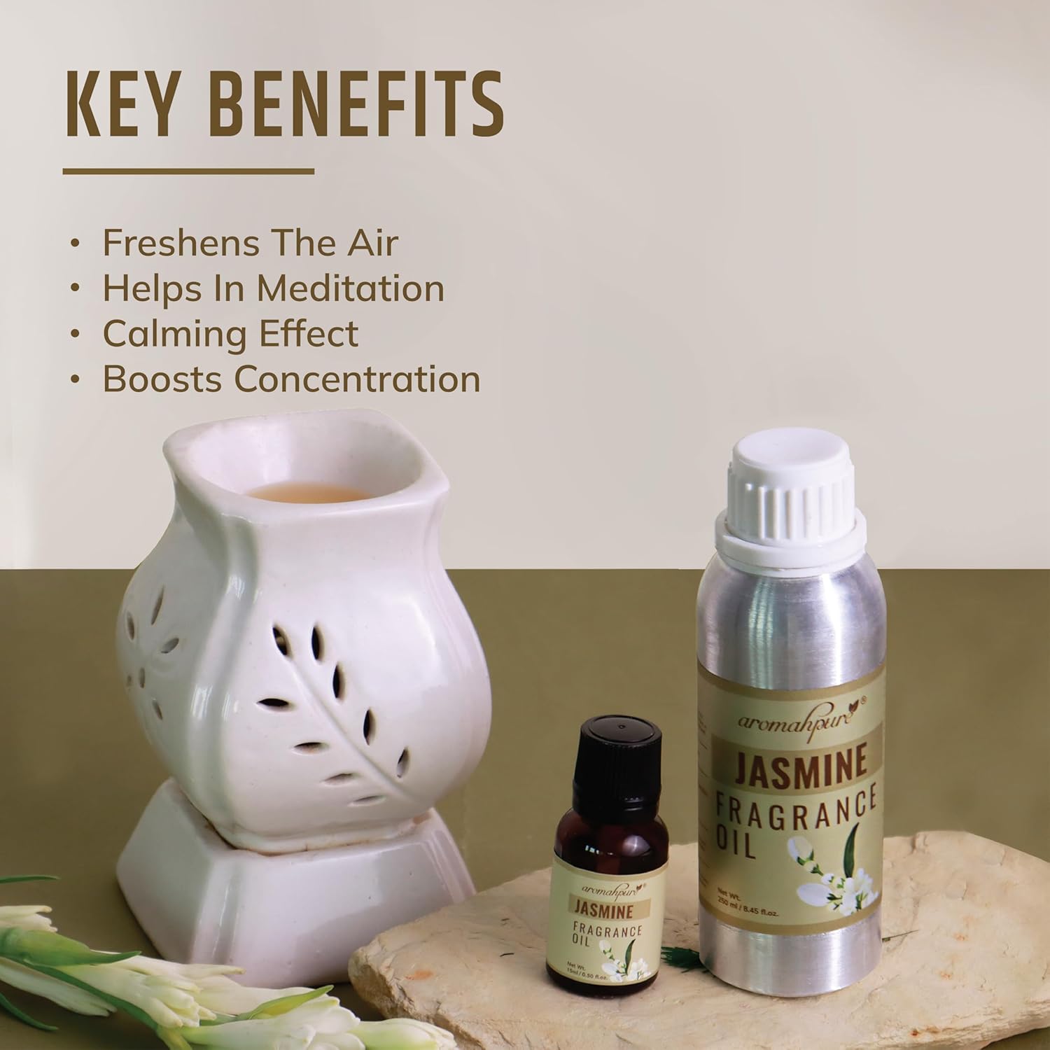 Key benefits of Jasmine Aroma Fragrance Oil