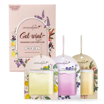 Gel Wink Hanging Car Perfume - Assorted Pack of 3 | Long-Lasting Gel Based Car Air Freshener | Car Accessories | Last Up to 30 Days