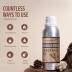Multiple ways to use Sandalwood Fragrance Oil