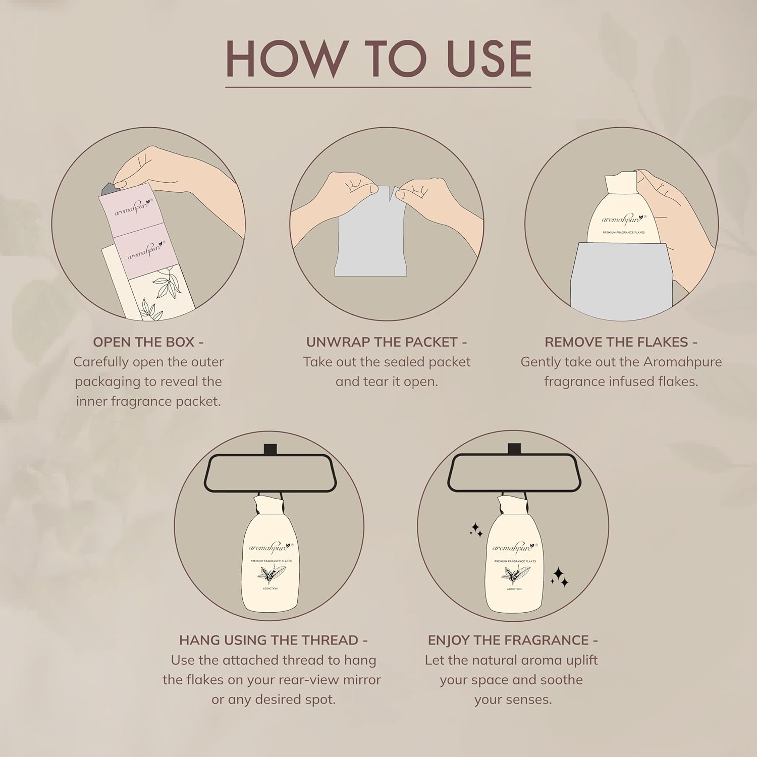 How to use premium hanging flakes