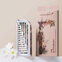 hanging car perfume freshener Leaf hanger - woody fragrance