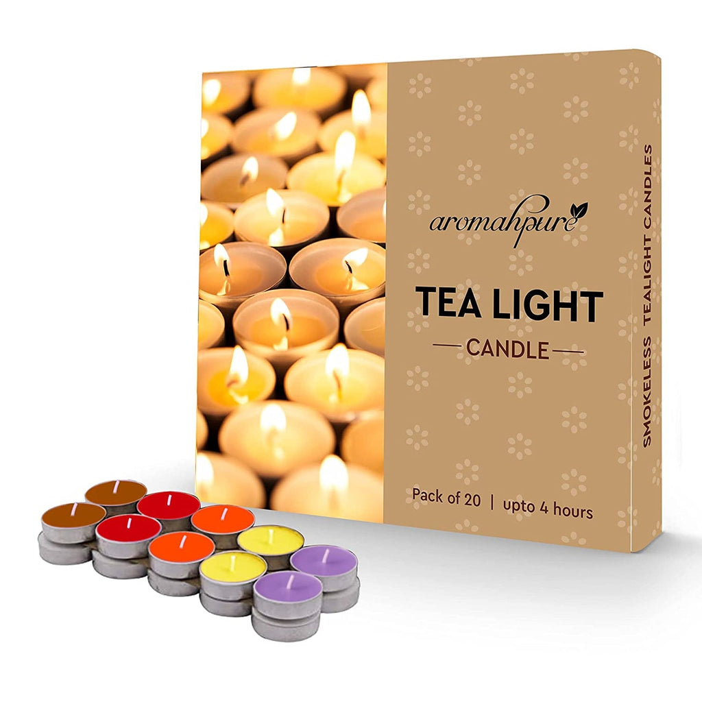 Black Tealight Ceramic Hand Design Diffuser (Charming Rose) + Scented Tealight Candle Pack of 20 - with fragrance oil bottle