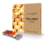 White Tealight Ceramic Cylindrical with Dots Design Diffuser (Charming Rose) + Scented Tealight Candle Pack of 20 - with fragrance oil bottle