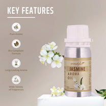 Fragrance Oil - Aroma oil for aroma therapy, diffusers, candles and air fresheners | Jasmine 100 ml
