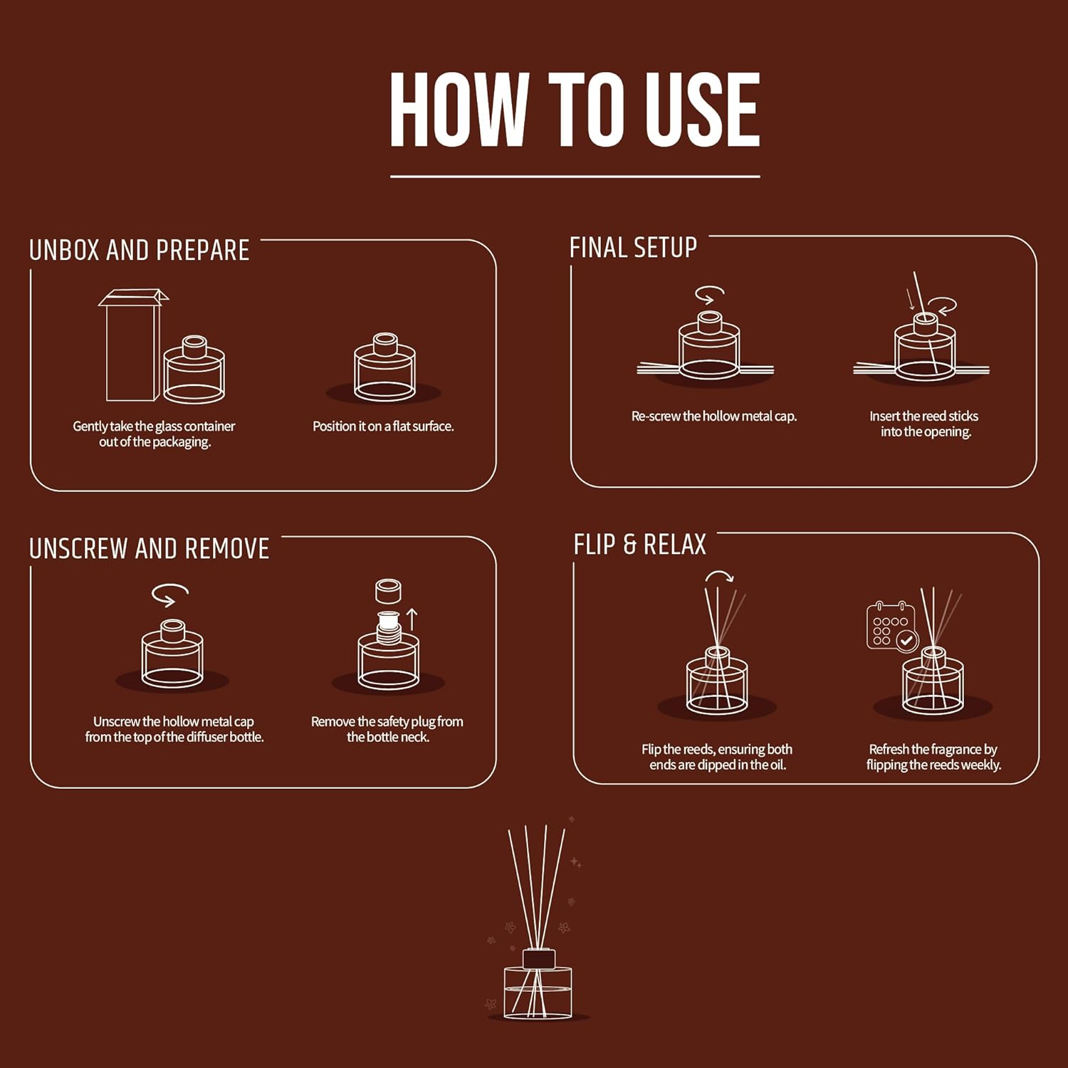 How to use reed diffuser