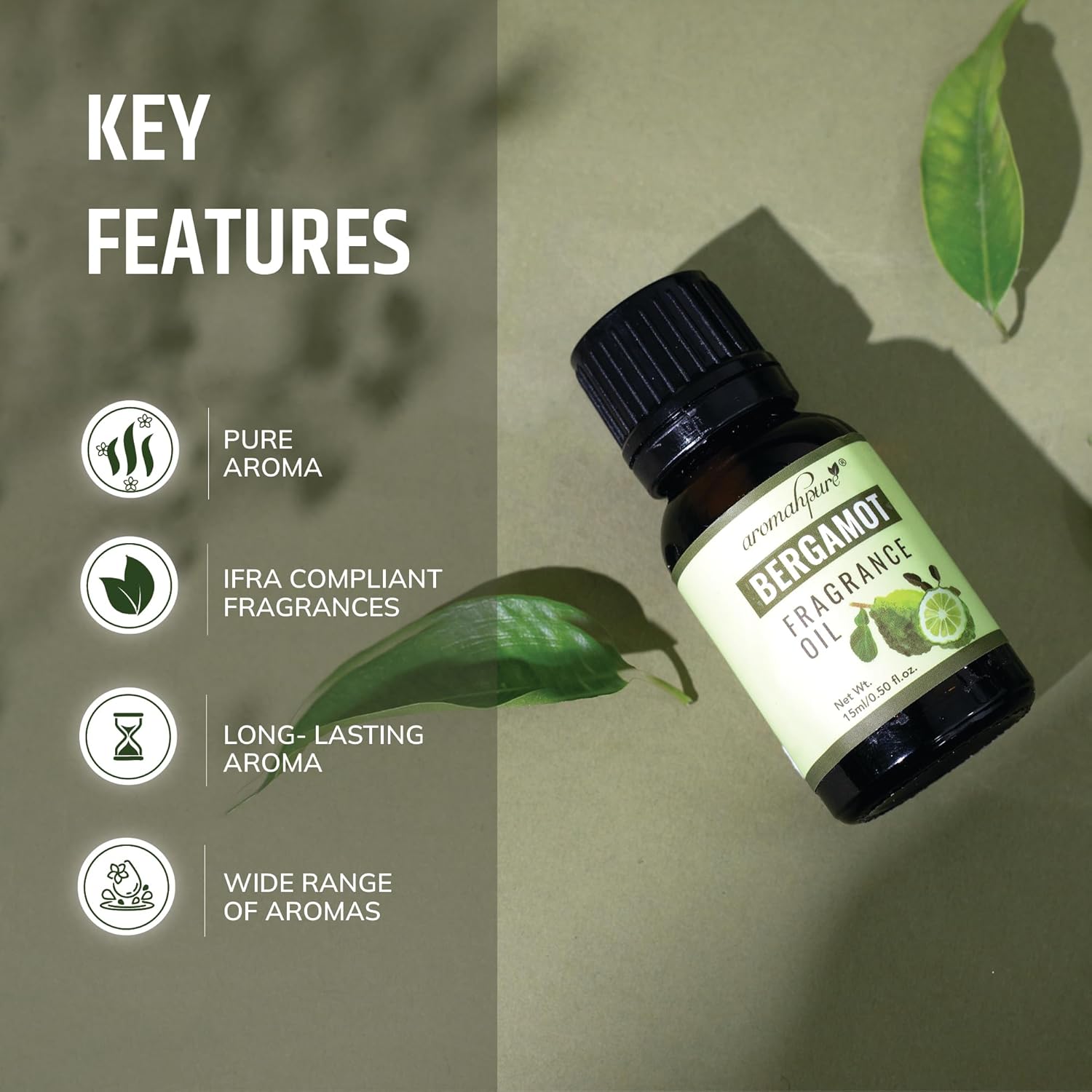 Key Features of Bergamot Aroma Fragrance Oil 