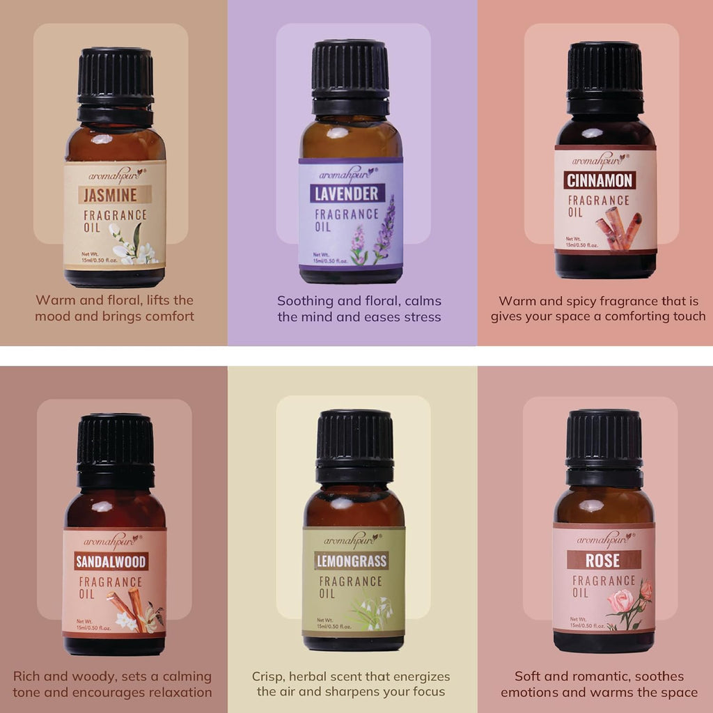 Pack of 6 fragrance oil 