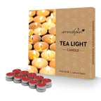 Aromahpure Scented Soy Wax Tealight Candles (10 g) (Rose) Pack of 20
