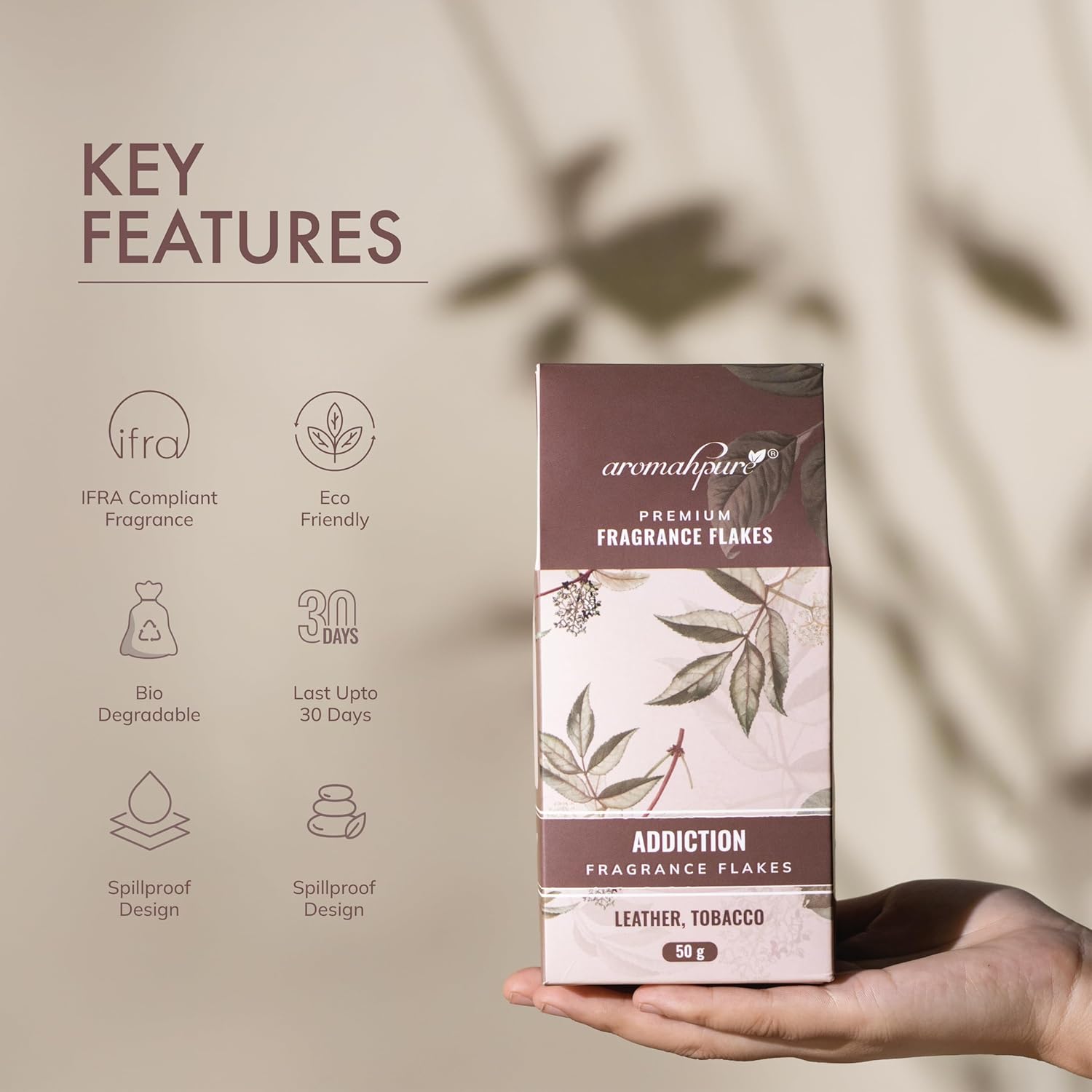 Aromahpure Premium fragrance flakes Key Features