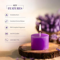 Key features of Lavender Scented Votive Candles 