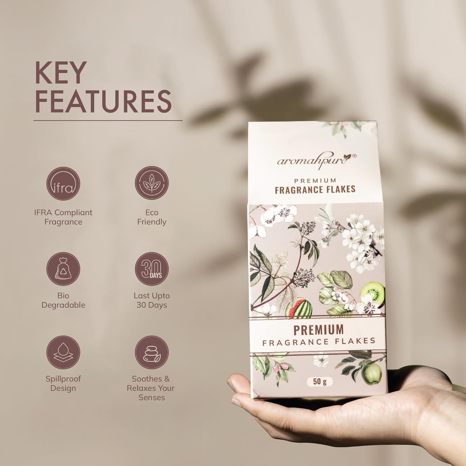 Key features of Premium fragrance flakes