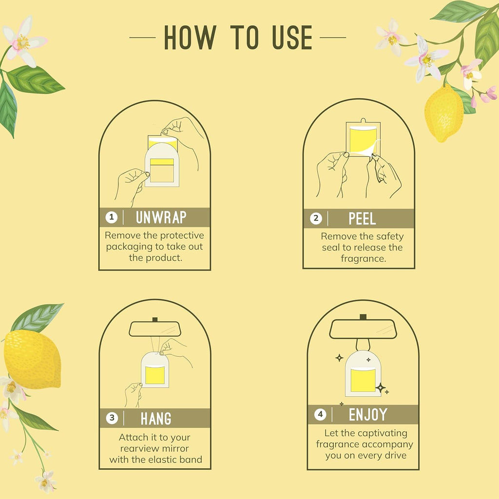 How to use hanging car perfume
