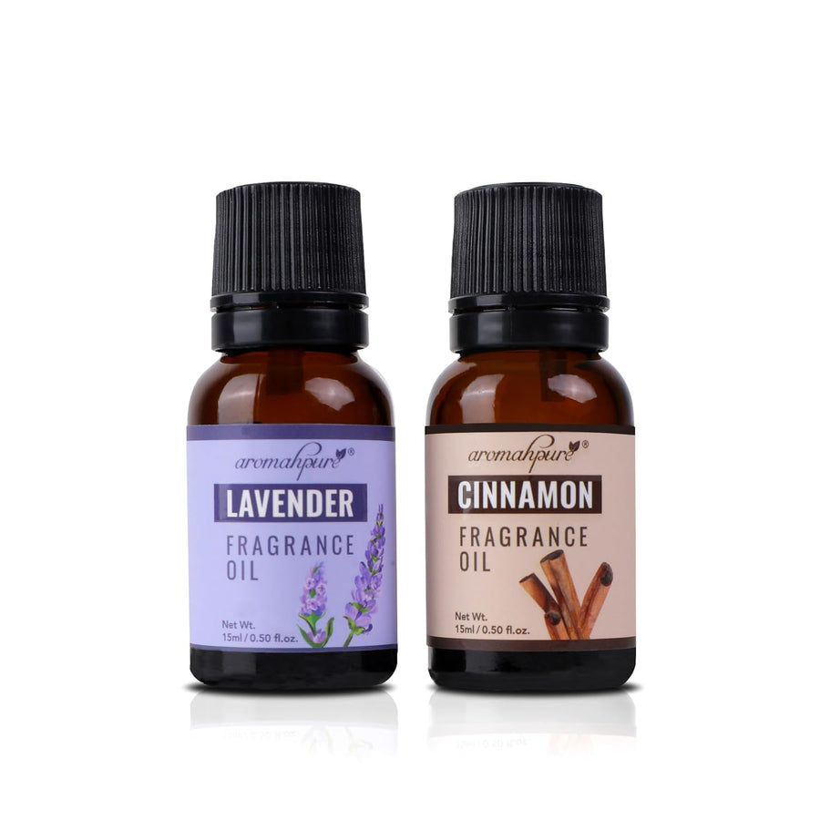Fragrance Oil - Aroma oil for aroma therapy, diffusers, candles and air fresheners | Lavender & Cinnamon 30 ml | Pack of 2