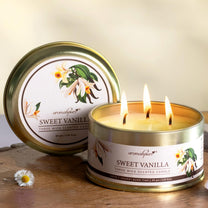 3 Wick Scented Candle Vanilla