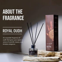 Reed diffuser Royal Oudh fragrance