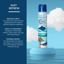 Aromahpure Premium Air Freshener for Room, Cabana Blue 220ML