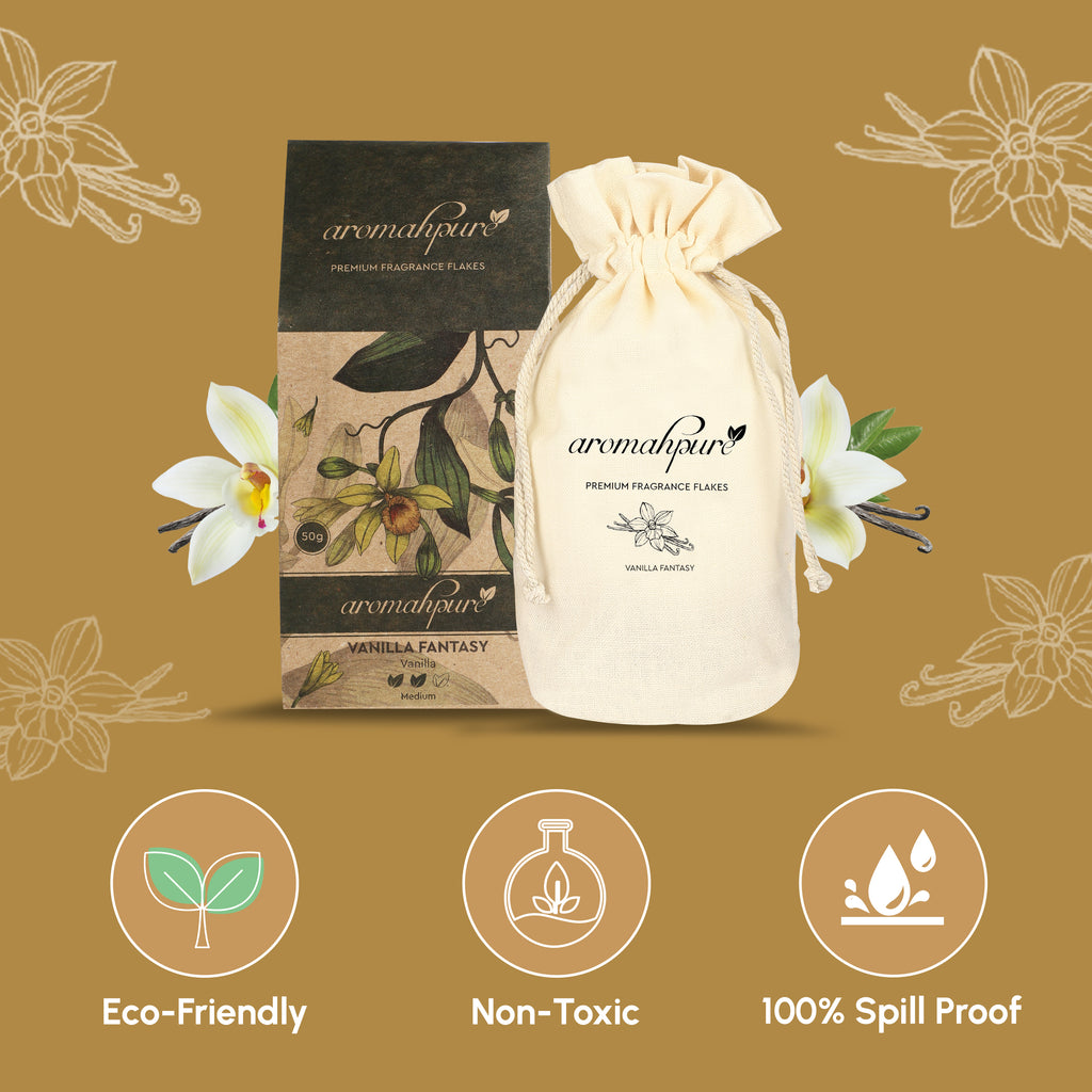 Aromahpure Car Perfume Flakes Vanilla - image