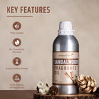 Key features of Sandalwood Fragrance Oil