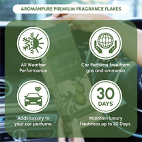 Aromahpure Premium Flakes Car Perfume - Fruity (Green Apple)