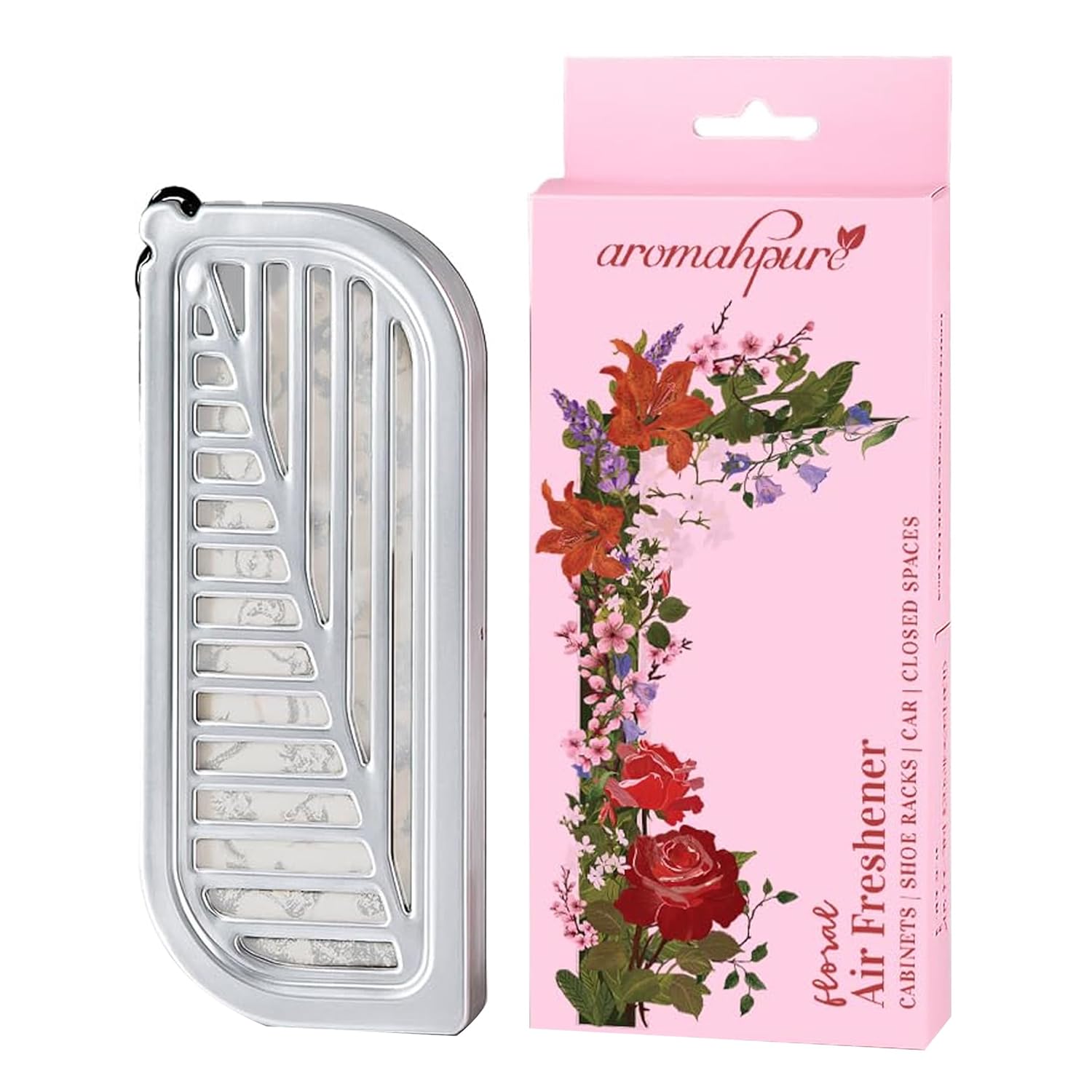Hanging car air freshener floral fragrance