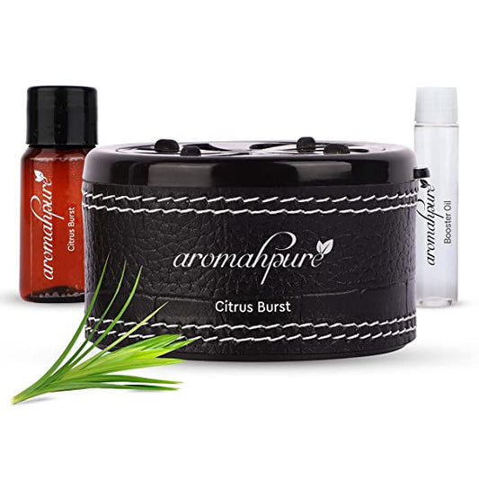 Aromahpure Dashboard Car Perfume with 50 ML Anti Smoke Miniature, Citrus Fragrance Oil
