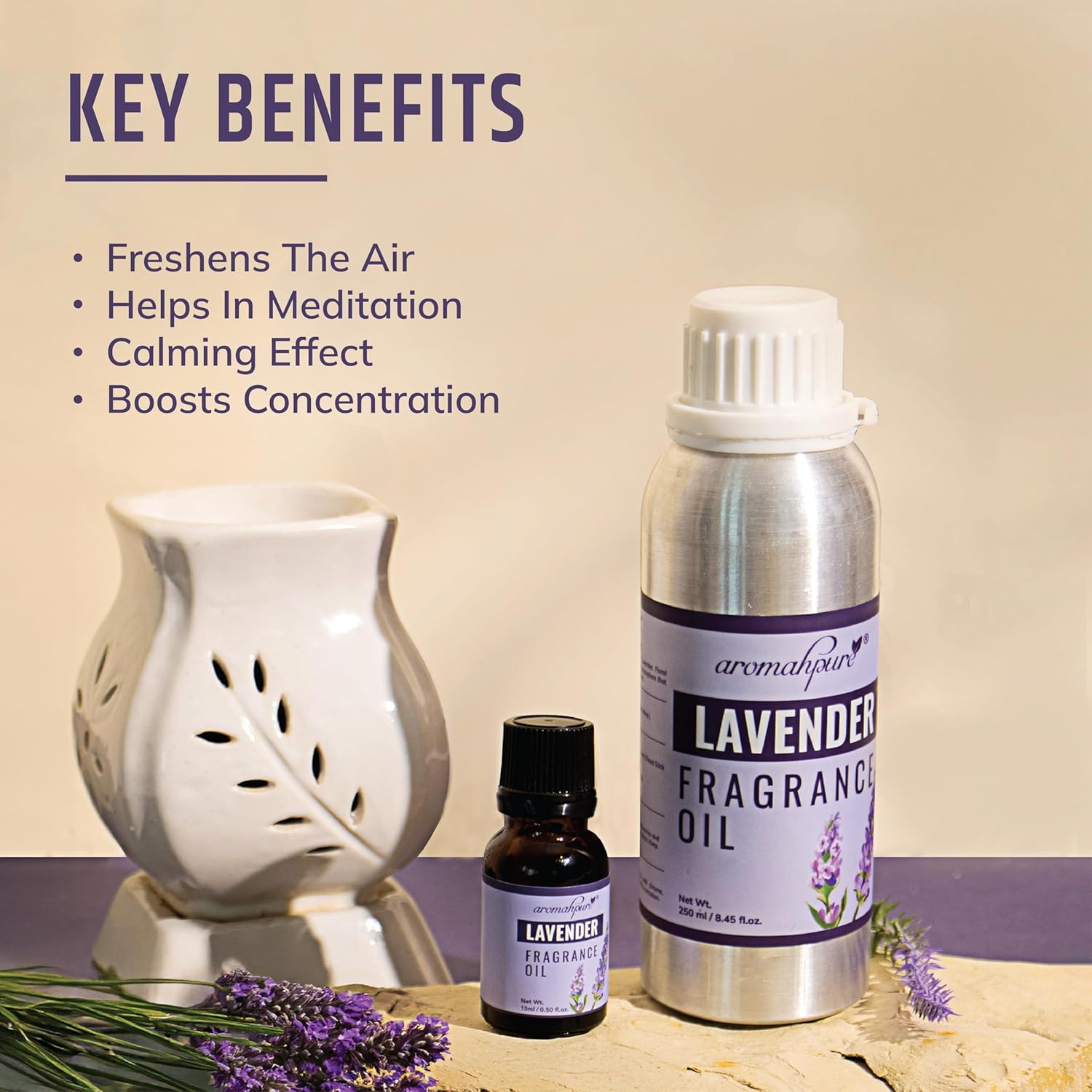 Key Benefits of Lavender Fragrance Oil  250 ml
