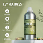 Key Features of Lemongrass Fragrance Oil - 1000 ML