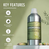 Key Features of Lemongrass Fragrance Oil - 1000 ML