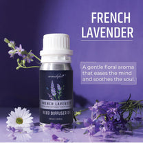 Aromahpure Reed Diffuser Oil 100ml | Lavender Fragrance Refill Reed Oil for Diffuser Set | IFRA-compliant Reed Diffuser Oil for home & Bathroom Fragrance Diffusers | Reed sticks not included