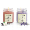 Soy Wax Round Jar 100ml Candles (Joyful Lavender, Vanilla Fantasy)