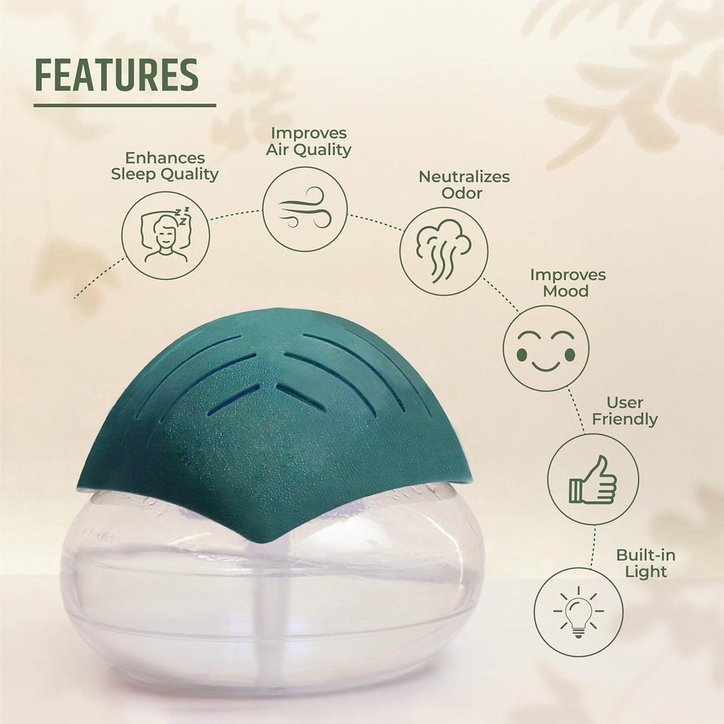 Air Revitalizer - Filters and humidifies air | Green