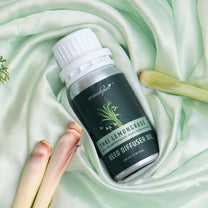Aromahpure Reed Diffuser Oil 100ml |Lemongrass Fragrance Refill Reed Oil for Diffuser Set | IFRA-compliant Reed Diffuser Oil for home & Bathroom Fragrance Diffusers | Reed sticks not included