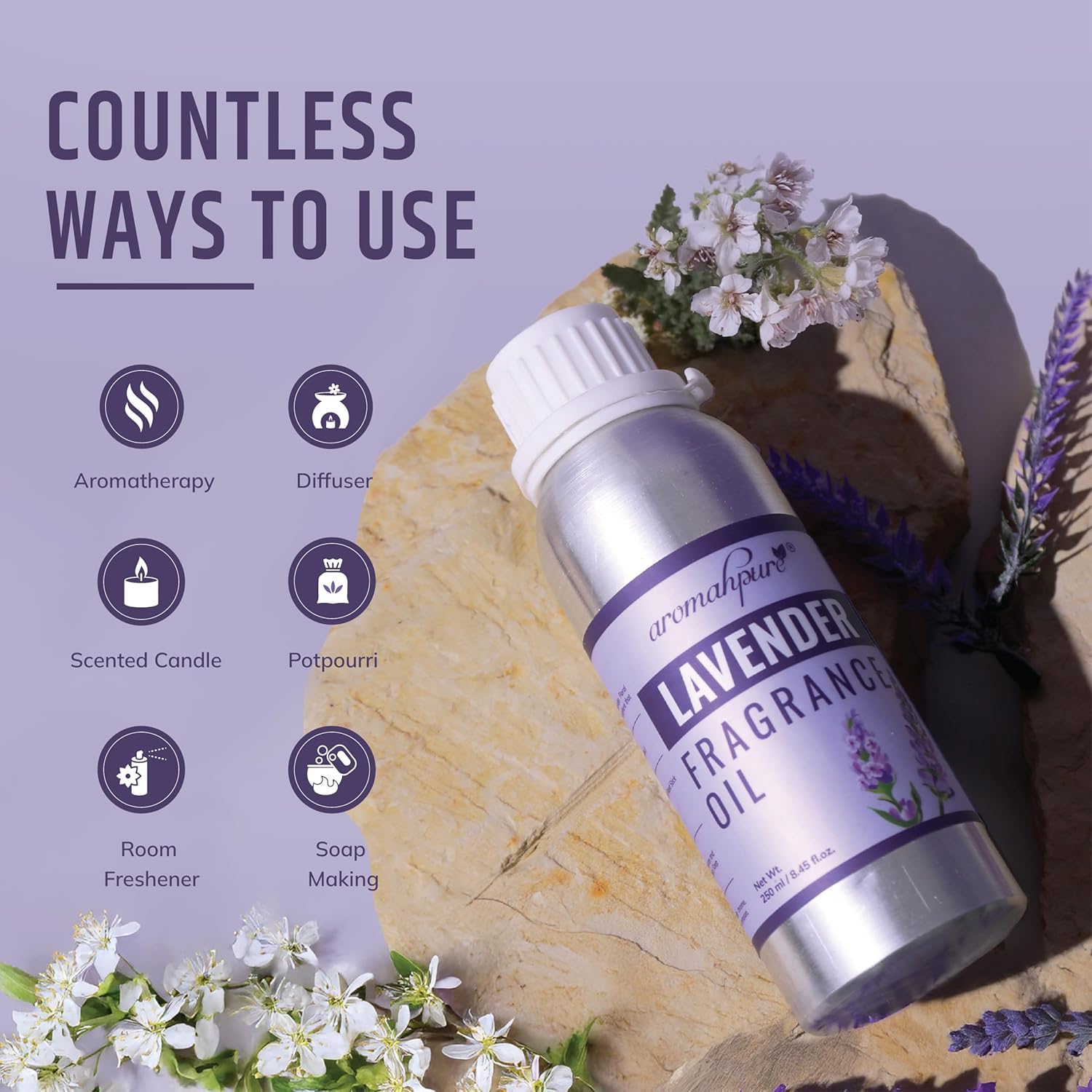 Ways to use Lavender Fragrance Oil  250 ml
